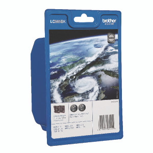 LC985BKBP2 Brother LC-985 BK Black Ink Cartridge Twin Pack LC985BKBP2 Brother LC-985 BK Black Ink Cartridge Twin Pack