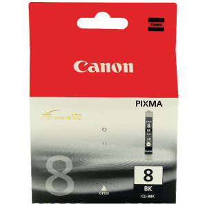 CLI-8BK Canon 0620B001 CLI-8 BK Black Ink Cartridge 400 pages 13ml CLI-8BK Canon 0620B001 CLI-8 BK Black Ink Cartridge 400 pages 13ml