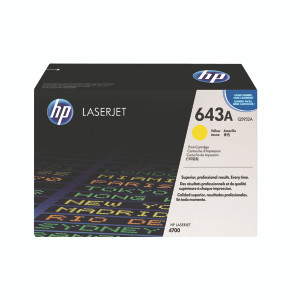 Q5952A HP Q5952A 643A Yellow Toner Q5952A HP Q5952A 643A Yellow Toner