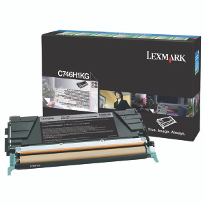 0C746H1KG Lexmark C746H1KG C746 Black Toner High Capacity Use Return