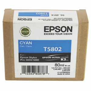 T580200 Epson C13T580200 T5802 Cyan Ink Cartridge