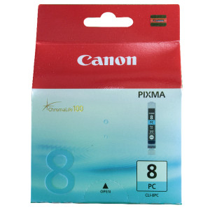 CLI-8PC Canon 0624B001 CLI-8 Photo Cyan Ink Cartridge