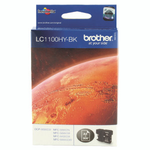 LC1100HYBK Brother LC-1100 HYBK Black Ink Cartridge High Capacity
