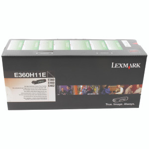 0E360H11E Lexmark E360H11E E360 Black Toner Use Return