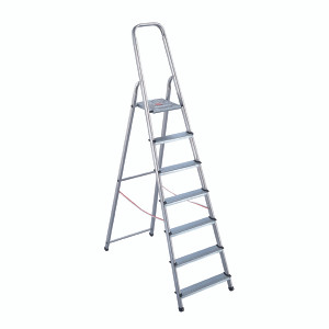 SBY16891 Aluminium Step Ladder 8 Step Platform sits 1620mm Above the Floor 358742 SBY16891 Aluminium Step Ladder 8 Step Platform sits 1620mm Above the Floor 358742