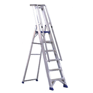 SBY22207 Aluminium Step Ladder With Platform 7 Steps 377857