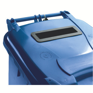 SBY22228 Confidential Waste Wheelie Bin 140 Litre Blue 377891 SBY22228 Confidential Waste Wheelie Bin 140 Litre Blue 377891