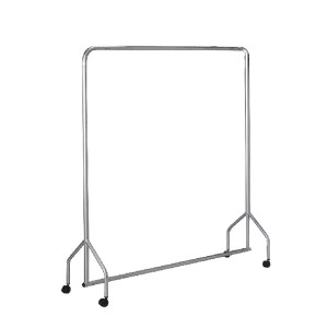 SBY08552 Garment Hanging Rail Silver L1830 x H1730 x D500mm 316937 SBY08552 Garment Hanging Rail Silver L1830 x H1730 x D500mm 316937