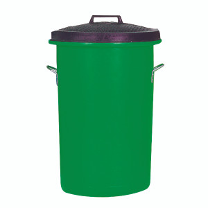 SBY06635 Heavy Duty Coloured Dustbin 85 Litre Green 2 handles on base 1 on lid easy handling 311965 SBY06635 Heavy Duty Coloured Dustbin 85 Litre Green 2 handles on base 1 on lid easy handling 311965
