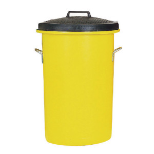 SBY06641 Heavy Duty Coloured Dustbin 85 Litre Yellow 311971 SBY06641 Heavy Duty Coloured Dustbin 85 Litre Yellow 311971