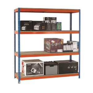 SBY22586 VFM Orange Zinc Heavy Duty Painted Shelving Unit 379024 SBY22586 VFM Orange Zinc Heavy Duty Painted Shelving Unit 379024
