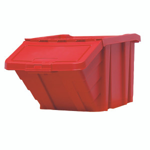 SBY18303 VFM Red Heavy Duty Recycle Storage Bin With Lid 369045 SBY18303 VFM Red Heavy Duty Recycle Storage Bin With Lid 369045