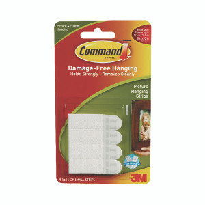 3M83027 3M Command Picture Hanging Strips Small Pack 4 17202 3M83027 3M Command Picture Hanging Strips Small Pack 4 17202