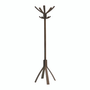 ALB01141 Alba Cafe Coat Stand Dark Wood PMCAFE