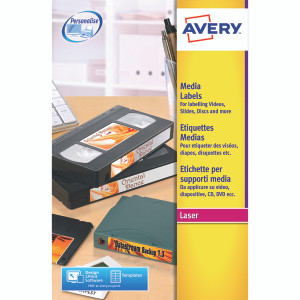 AVL7665 Avery Mini Data Cartridge Label 72x21 15mm White Pack 600 L7665-25 AVL7665 Avery Mini Data Cartridge Label 72x21 15mm White Pack 600 L7665-25