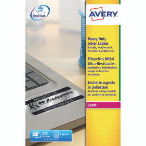 AV13608 Avery Laser Label H Duty 48 Per Sheet Silver Pack 960 L6009-20 AV13608 Avery Laser Label H Duty 48 Per Sheet Silver Pack 960 L6009-20
