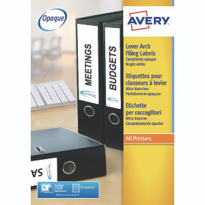 AV00205 Avery Inkj L Arch Filing Labels 4 Per Sheet Wht Pack 100 J8171-25 AV00205 Avery Inkj L Arch Filing Labels 4 Per Sheet Wht Pack 100 J8171-25