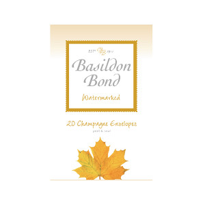JD90423 Basildon Bond Champagne Envelope 95 x 143mm Pack 200 100080069 JD90423 Basildon Bond Champagne Envelope 95 x 143mm Pack 200 100080069