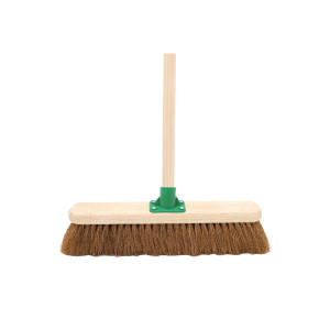 CX02229 Coco Soft Broom with Handle 18 Inch G 01 Black T C4 CX02229 Coco Soft Broom with Handle 18 Inch G 01 Black T C4