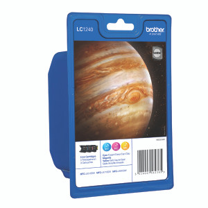 LC1240RBWBP Brother LC-1240 C M Y LC-1240C LC-1240M LC-1240Y Multipack 3 Ink Cartridges