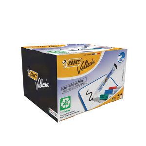 BC38541 Bic Velleda 1701 Drywipe Marker Assorted Pack 48 927259