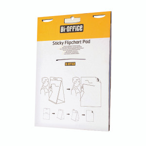 BQ55484 Bi-Office Table Top Self-Stick Flipchart Pad 585x500mm 20 Sheet White FL148303 BQ55484 Bi-Office Table Top Self-Stick Flipchart Pad 585x500mm 20 Sheet White FL148303