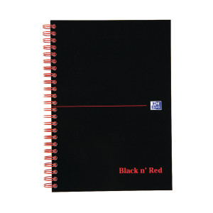 JDJ67001 Black n Red A-Z Wirebound Hardback Notebook A5 Pack 5 100080194 JDJ67001 Black n Red A-Z Wirebound Hardback Notebook A5 Pack 5 100080194