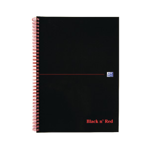 JDF66368 Black n Red Wirebound Notebook 100 Pages A4 Pack 10 846350152 JDF66368 Black n Red Wirebound Notebook 100 Pages A4 Pack 10 846350152