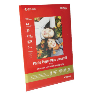 CO53726 Canon Inkjet Photo Paper Plus A4 260gsm Glossy Pack 20 2311B019 CO53726 Canon Inkjet Photo Paper Plus A4 260gsm Glossy Pack 20 2311B019
