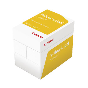 CO01116 Canon Yellow Label Standard ECF A4 Paper 80gsm White 500 Sheets 97003515 CO01116 Canon Yellow Label Standard ECF A4 Paper 80gsm White 500 Sheets 97003515