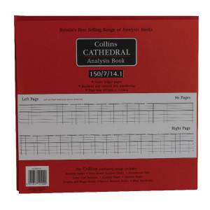 CL1507141 Collins Cathedral Analysis Book Petty Cash 96 Pages 812150 8