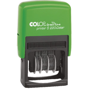 EM42438 COLOP S220 Green Line Date Stamp 15520050 EM42438 COLOP S220 Green Line Date Stamp 15520050