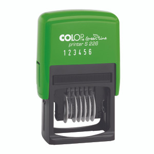 EM42439 COLOP S226 Green Line Numbering Stamp GLS226 EM42439 COLOP S226 Green Line Numbering Stamp GLS226