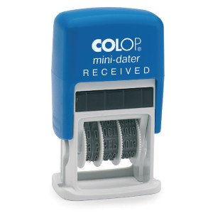 EM30116 COLOP Self Inking Mini Text Date Stamp RECEIVED S160L1 EM30116 COLOP Self Inking Mini Text Date Stamp RECEIVED S160L1