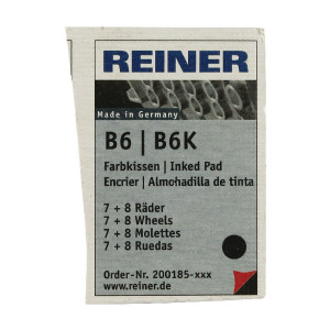 EM00163 COLOP Reiner B6 8K Replacement Ink Pad Black Pack 2 RB8KINK EM00163 COLOP Reiner B6 8K Replacement Ink Pad Black Pack 2 RB8KINK