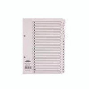 JTCS73 Concord Reinforced Index A-Z A5 White Board Mylar Tabs 07301 CS73 JTCS73 Concord Reinforced Index A-Z A5 White Board Mylar Tabs 07301 CS73