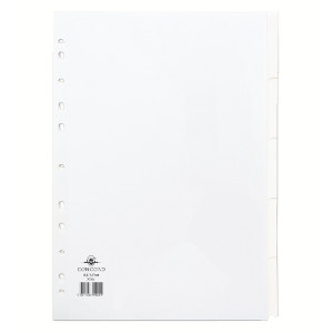 JT79901 Concord Divider 5-Part A4 150gsm White 79901 99 JT79901 Concord Divider 5-Part A4 150gsm White 79901 99