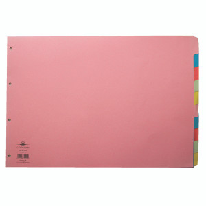 JT70499 Concord Divider 10-Part A3 Landscape Pastel Colours 70499 J4 JT70499 Concord Divider 10-Part A3 Landscape Pastel Colours 70499 J4