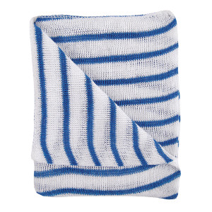 CNT00120 Hygiene Dishcloths 406x304mm Blue White Pack 10 100755BU CNT00120 Hygiene Dishcloths 406x304mm Blue White Pack 10 100755BU