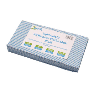 CPD00634 2Work All-Purpose Cloth 600x300mm Blue Pack 50 102840BU CPD00634 2Work All-Purpose Cloth 600x300mm Blue Pack 50 102840BU