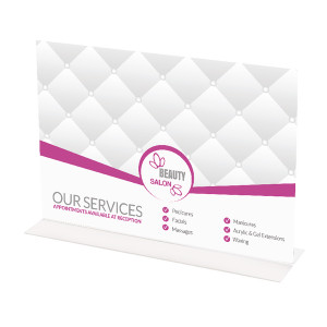 DF47701 Announce Stand Up Sign Holder A4 Landscape Constructed from clear plastic DF47701 DF47701 Announce Stand Up Sign Holder A4 Landscape Constructed from clear plastic DF47701
