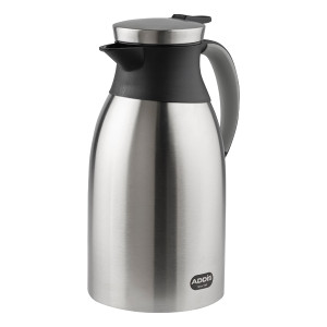 AG13818 Addis Diplomat Vacuum Jug 2 Litre Stainless Steel Black 629181600 AG13818 Addis Diplomat Vacuum Jug 2 Litre Stainless Steel Black 629181600