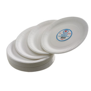 CPD75061 Paper Plate 7 Inch White Pack 100 0511040 CPD75061 Paper Plate 7 Inch White Pack 100 0511040