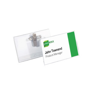 DB810119 Durable Combi Clip Badge 54x90mm Pack 50 8101-19 DB810119 Durable Combi Clip Badge 54x90mm Pack 50 8101-19