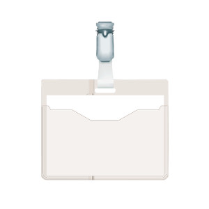 DB8106 Durable Clip On Landscape Name Badge 60x90mm Pack 25 8106 DB8106 Durable Clip On Landscape Name Badge 60x90mm Pack 25 8106