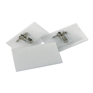 DB814119 Durable Combi Clip Badge 40x75mm Pack 50 8141 19 DB814119 Durable Combi Clip Badge 40x75mm Pack 50 8141 19