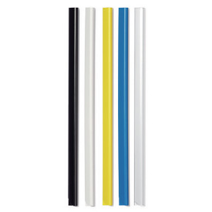 DB293101 Durable A4 Black 6mm Spine Bars Pack 50 2931 01 DB293101 Durable A4 Black 6mm Spine Bars Pack 50 2931 01