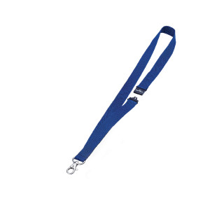 DB80013 Durable Textile Badge Necklace 20mm Blue Pack 10 8137 07 DB80013 Durable Textile Badge Necklace 20mm Blue Pack 10 8137 07