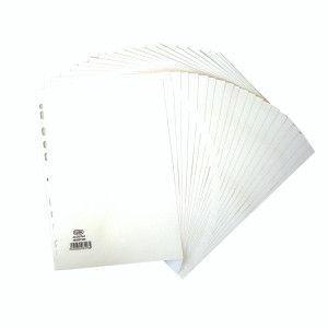 BX06116 Elba 20-Part Divider 160gsm White A4 400007500 BX06116 Elba 20-Part Divider 160gsm White A4 400007500