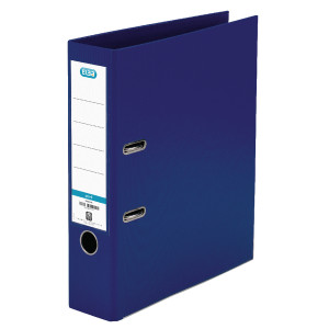 BX145001 Elba 70mm Lever Arch File Plastic A4 Blue Front cover locks keep file closed 1450-01 BX145001 Elba 70mm Lever Arch File Plastic A4 Blue Front cover locks keep file closed 1450-01